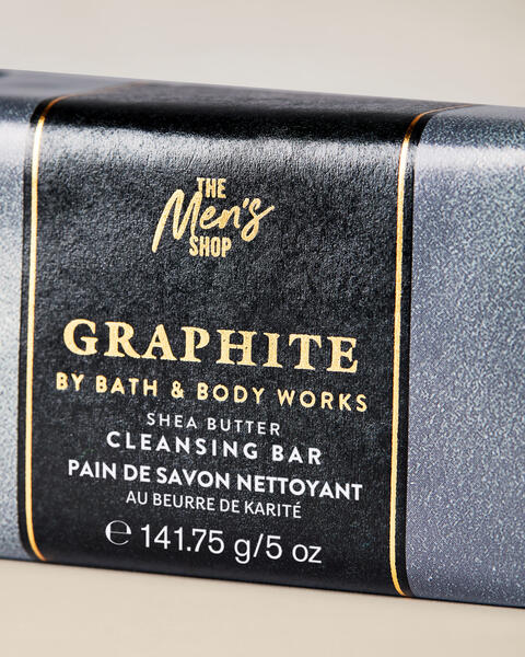 Graphite Shea Butter Cleansing Bar