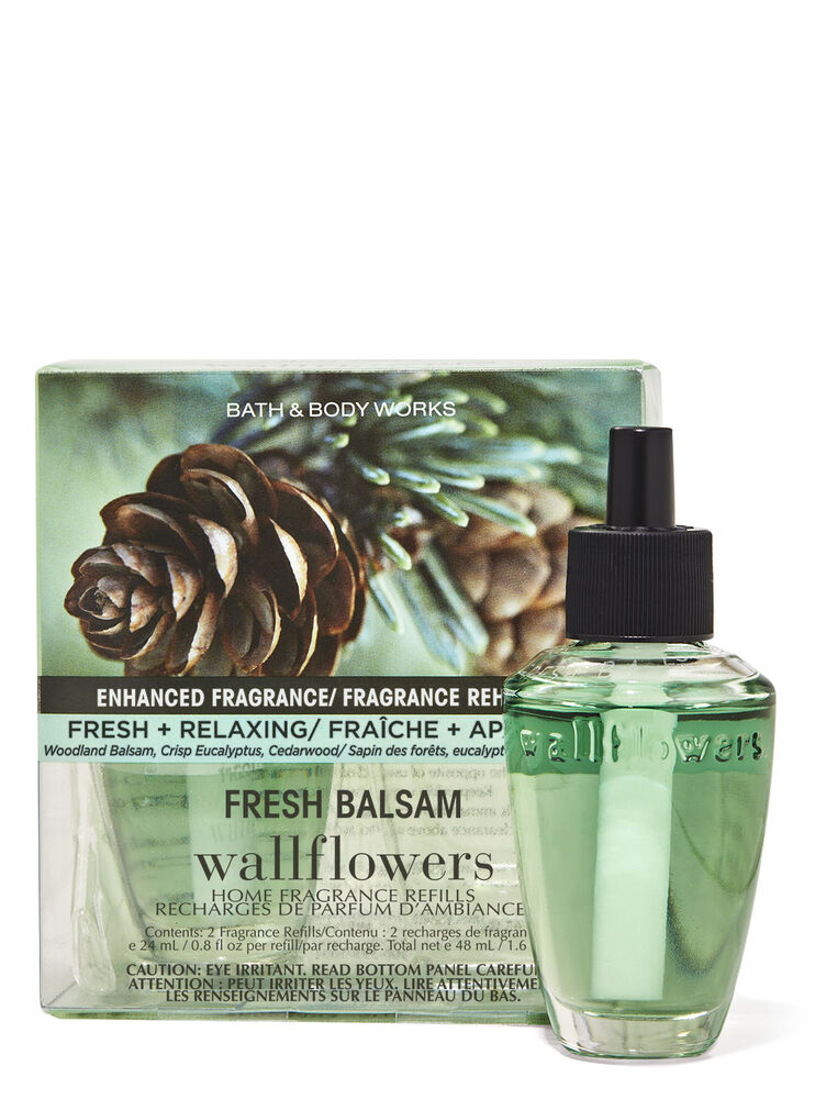 Fresh Balsam Wallflowers Fragrance Refills, 2-Pack