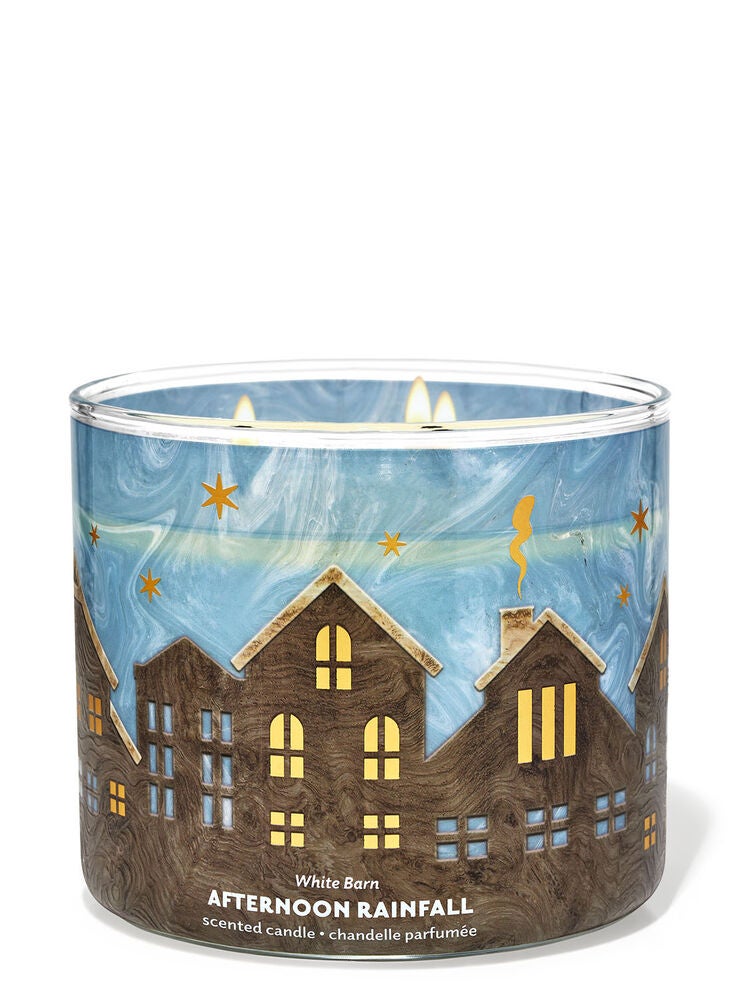 Afternoon Rainfall 3Wick Candle Bath and Body Works