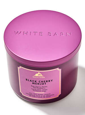 Black Cherry Merlot 3-Wick Candle