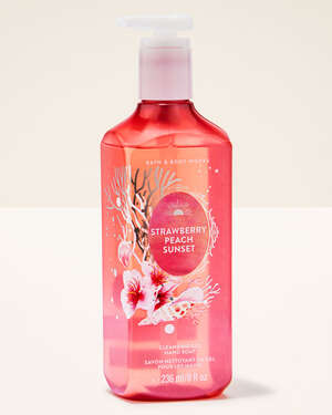 Strawberry Peach Sunset Cleansing Gel Hand Soap