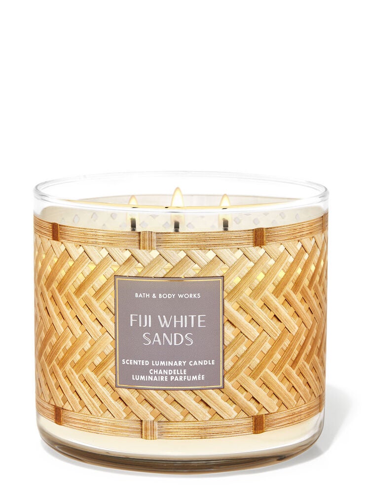 Fiji White Sands 3Wick Candle Bath and Body Works