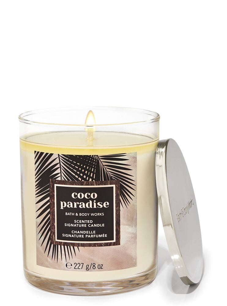 Coco Paradise Signature Single Wick Candle