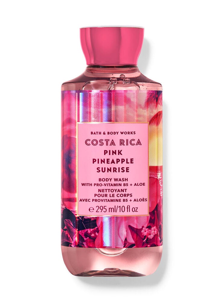 Pink Pineapple Sunrise Body Wash Bath and Body Works