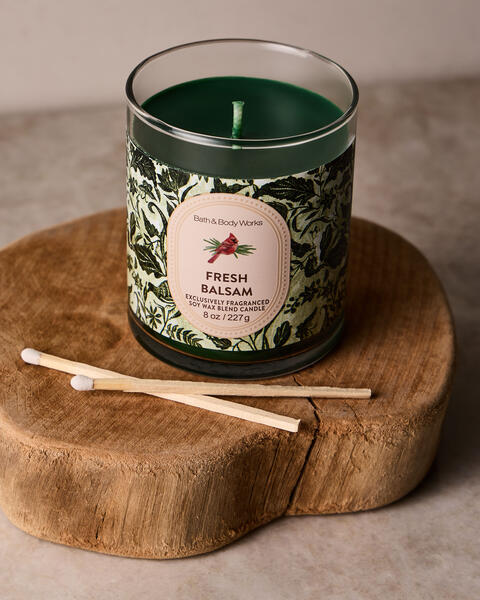Fresh Balsam Single Wick Candle