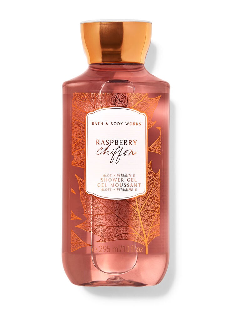 Raspberry Chiffon Shower Gel Bath and Body Works