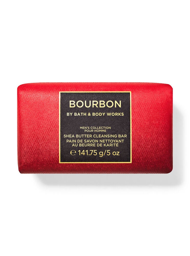 Bourbon Shea Butter Cleansing Bar Bath and Body Works