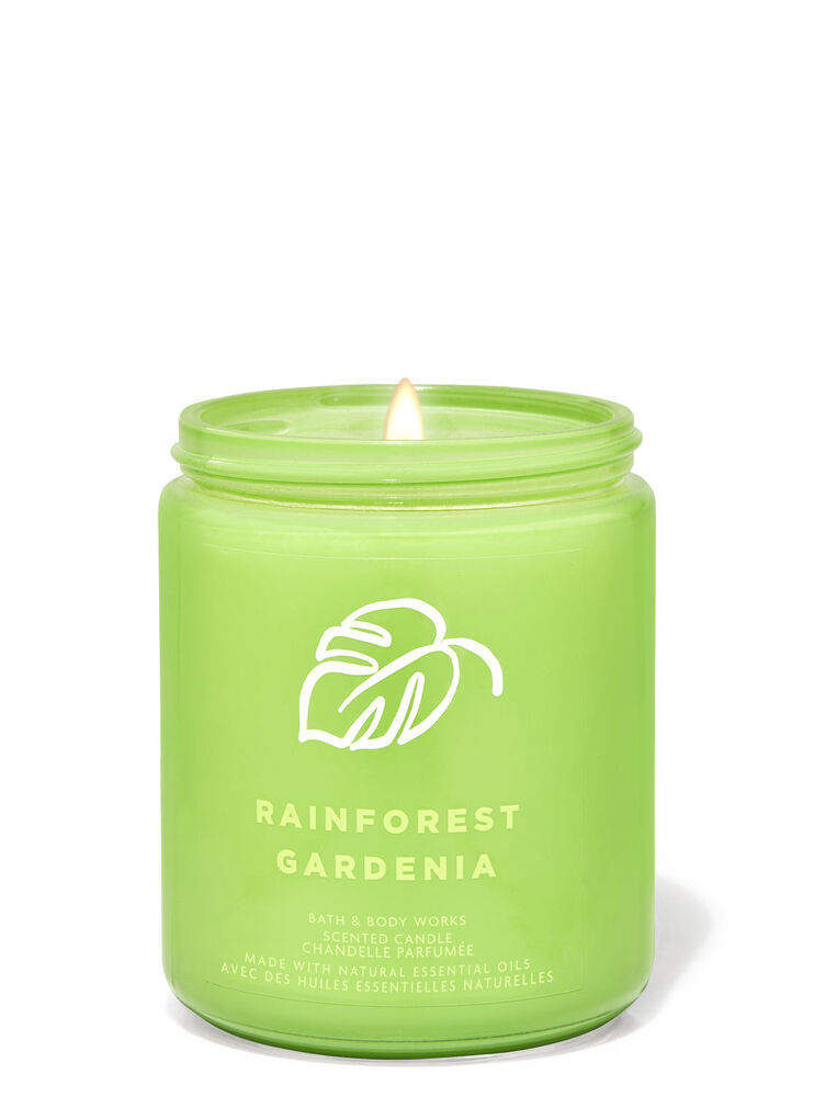 Rainforest Gardenia Single Wick Candle