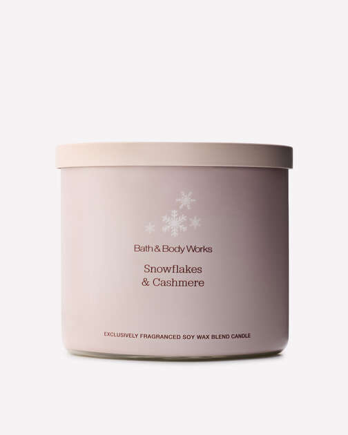 Snowflakes & Cashmere 3-Wick Candle