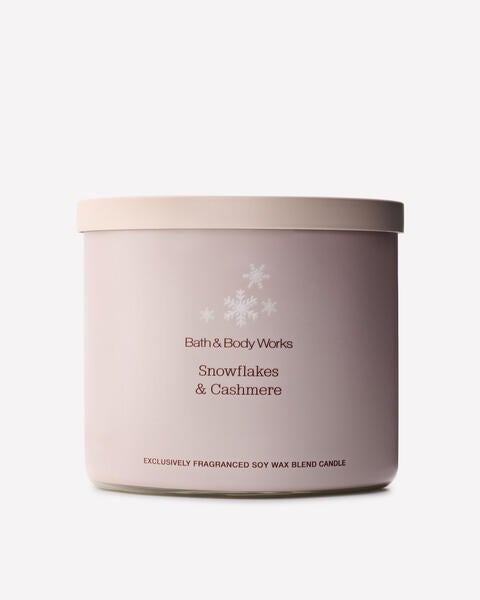 Snowflakes & Cashmere 3-Wick Candle