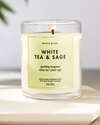 White Tea & Sage Single Wick Candle