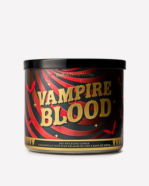 Chandelle à 3 mèches Vampire Blood