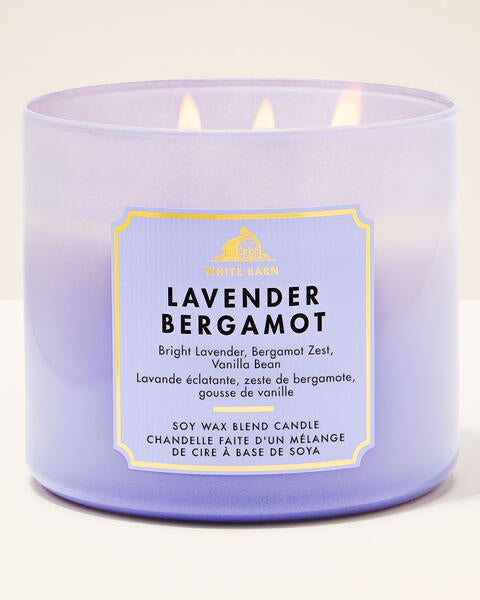 Lavender Bergamot 3-Wick Candle