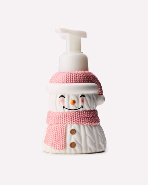 Knit Snowman Gentle & Clean Foaming Hand Soap Dispenser
