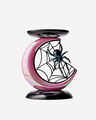 Spider and Moon Pedestal 3-Wick Candle Holder