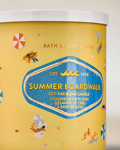 Summer Boardwalk Single Wick Candle