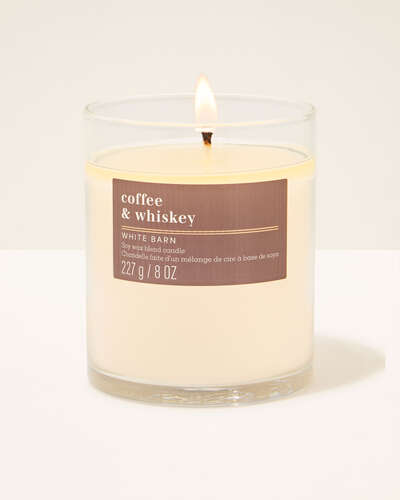 Coffee & Whiskey Single Wick Candle