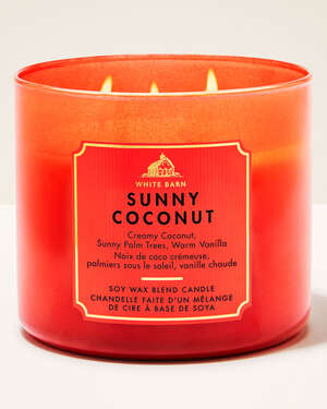 Sunny Coconut 3-Wick Candle