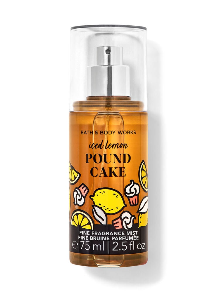 Fine bruine parfumée format mini Iced Lemon Pound Cake