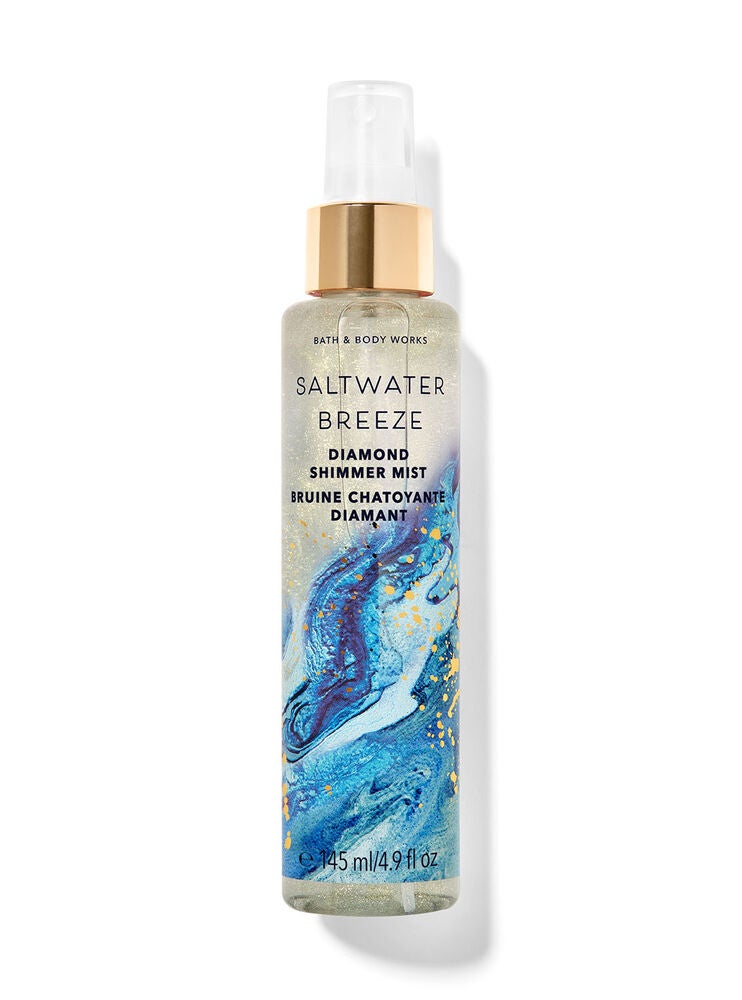 Saltwater Breeze Diamond Shimmer Mist Bath and Body Works