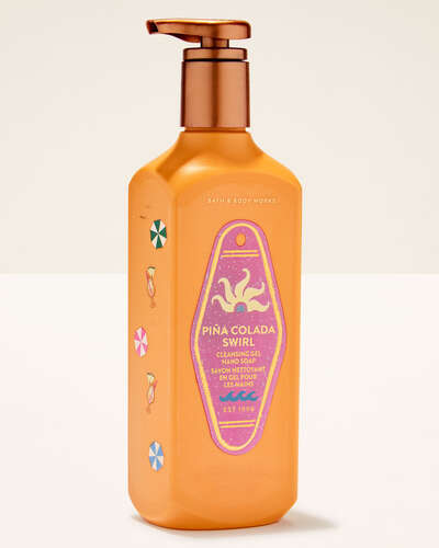 Piña Colada Swirl Cleansing Gel Hand Soap