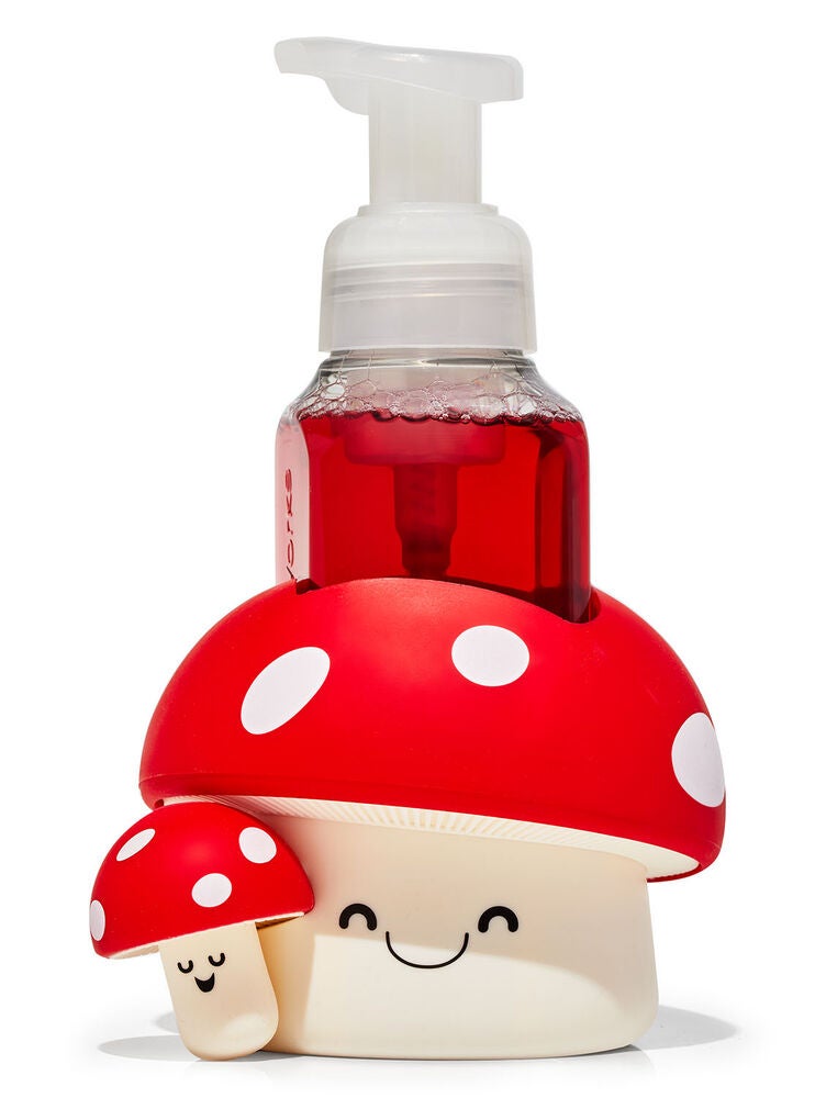 Lightup Mushroom Soap Buddy Gentle Foaming Soap Holder Bath and Body
