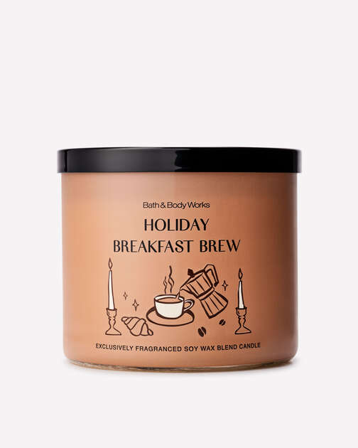 Holiday Breakfast Brew 3-Wick Candle