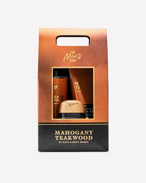 Ensemble-cadeau format mini Mahogany Teakwood