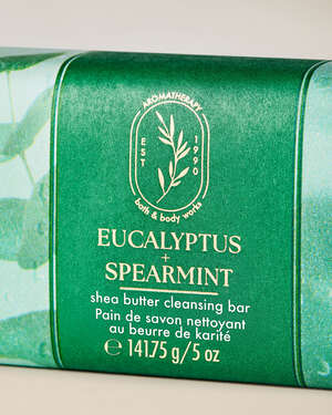 Stress Relief: Eucalyptus + Spearmint Shea Butter Cleansing Bar