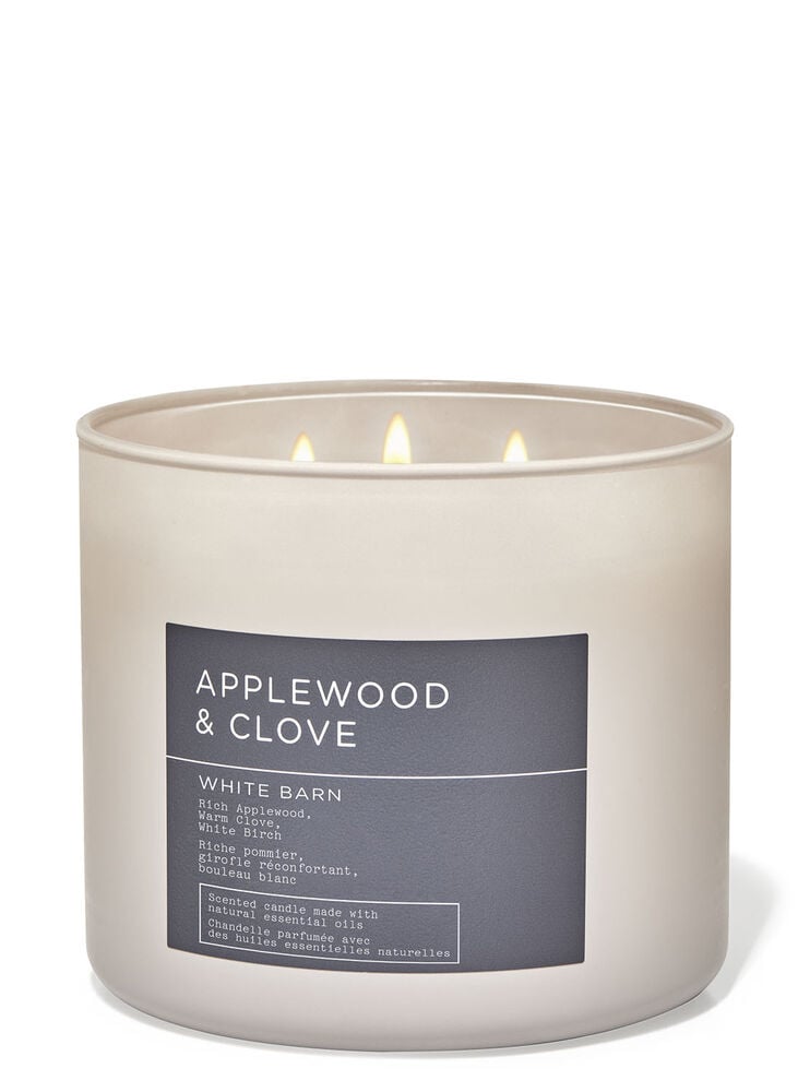 Applewood & Clove 3-Wick Candle
