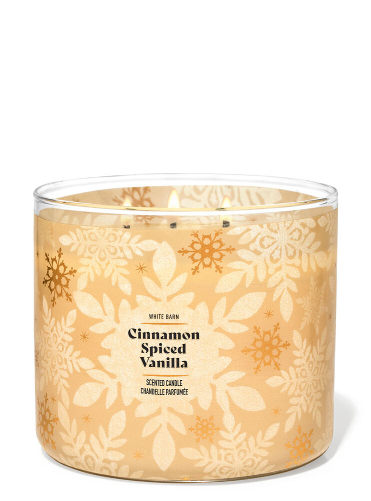 Cinnamon Spiced Vanilla 3-Wick Candle Image 2