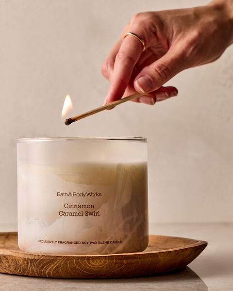 Cinnamon Caramel Swirl 3-Wick Candle