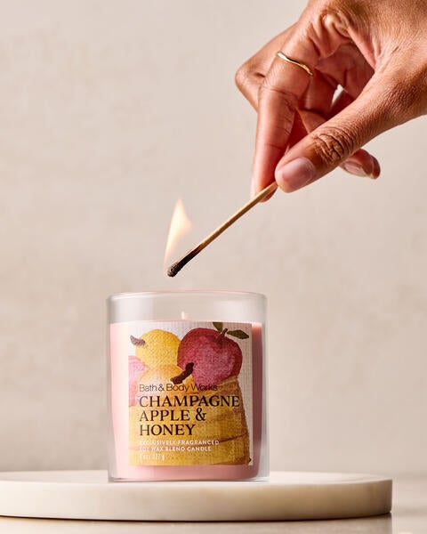 Chandelle à une mèche Champagne Apple & Honey
