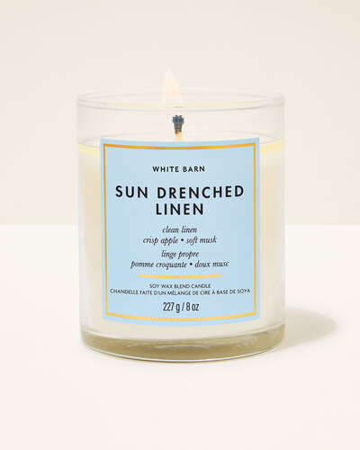 Sun Drenched Linen Single Wick Candle