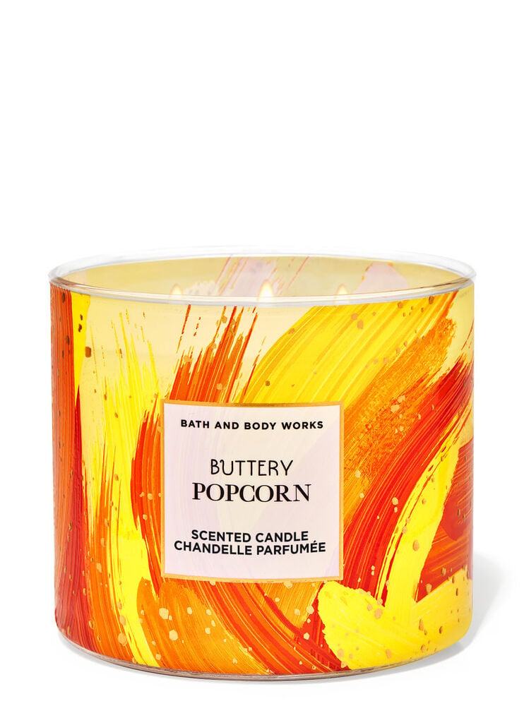 Buttery Popcorn 3-Wick Candle