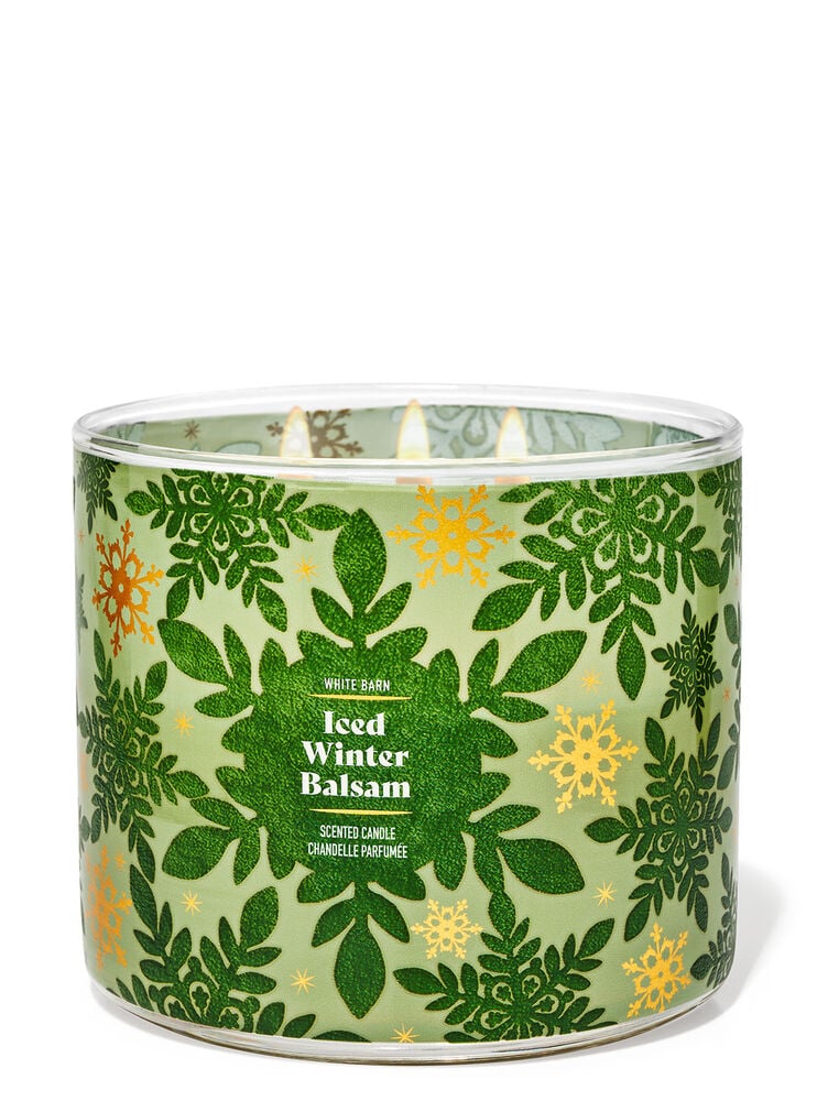 Iced Winter Balsam 3-Wick Candle Image 2