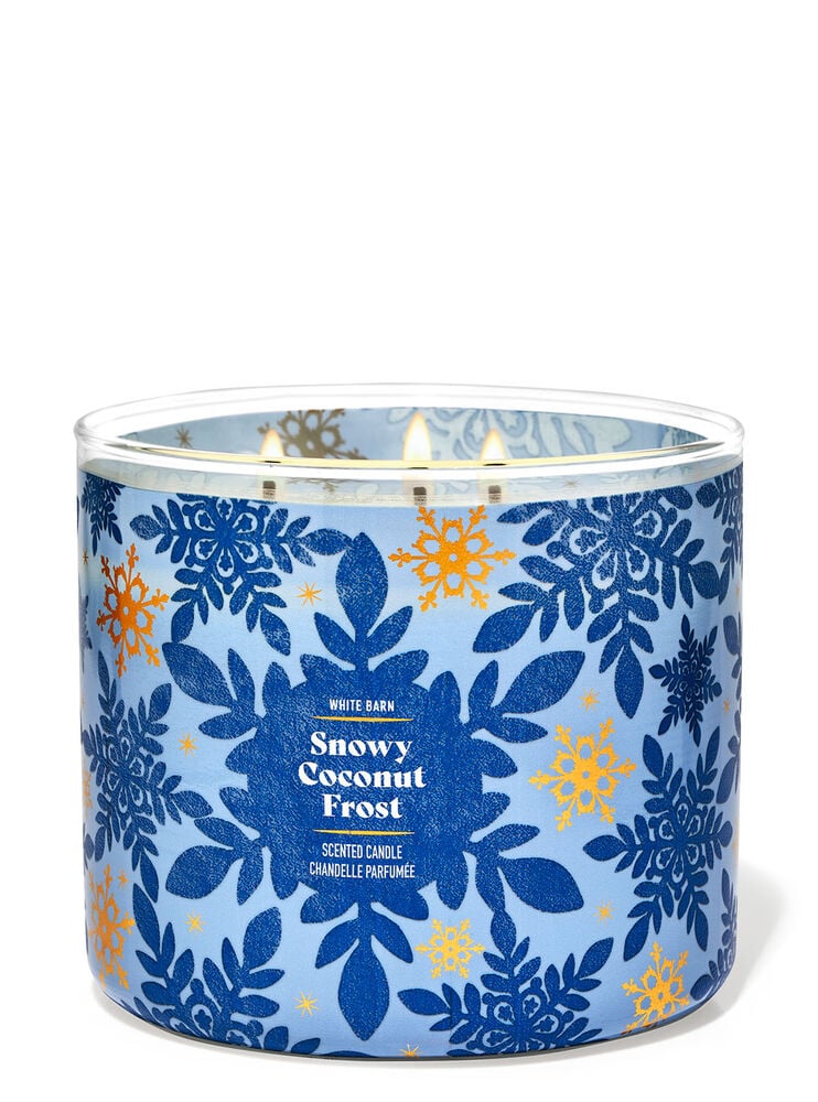 Snowy Coconut Frost 3-Wick Candle Image 2