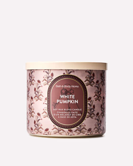 White Pumpkin 3-Wick Candle