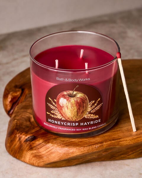 Honeycrisp Hayride 3-Wick Candle