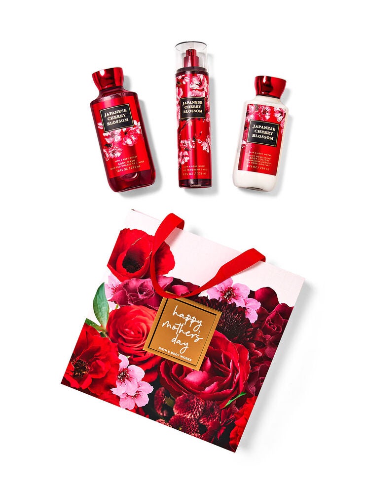 Japanese Cherry Blossom Gift Box Set Bath and Body Works
