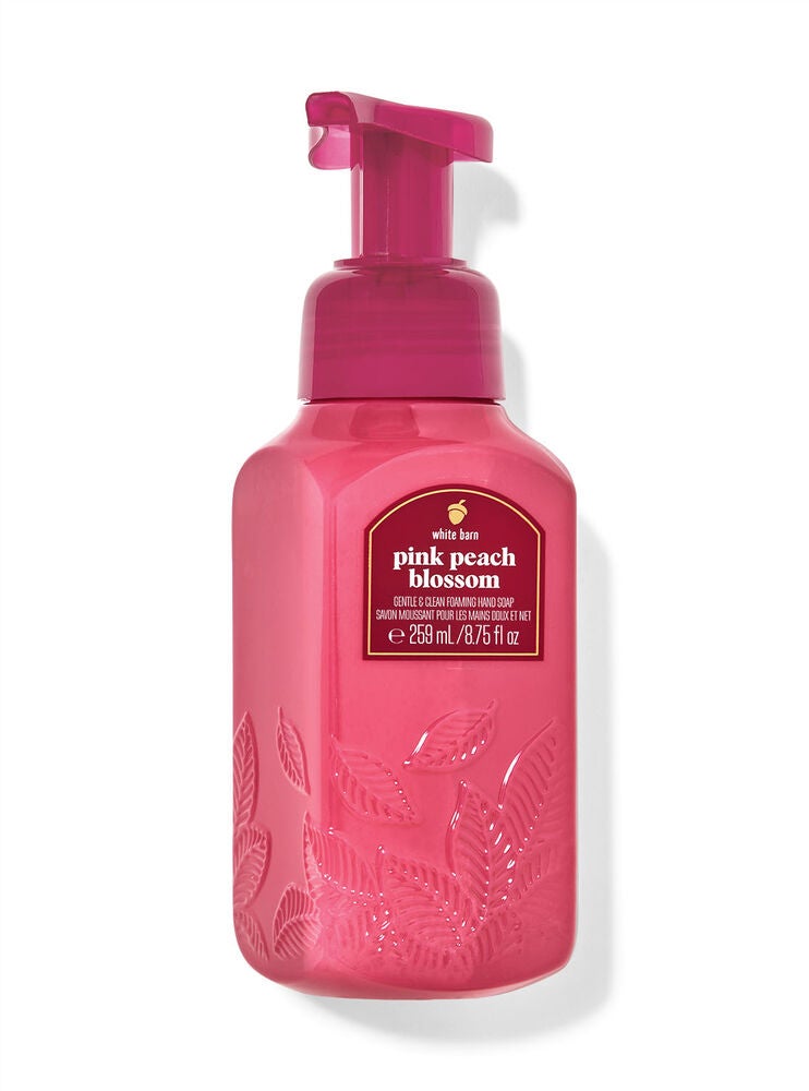 Pink Peach Blossom Gentle & Clean Foaming Hand Soap Bath and Body Works