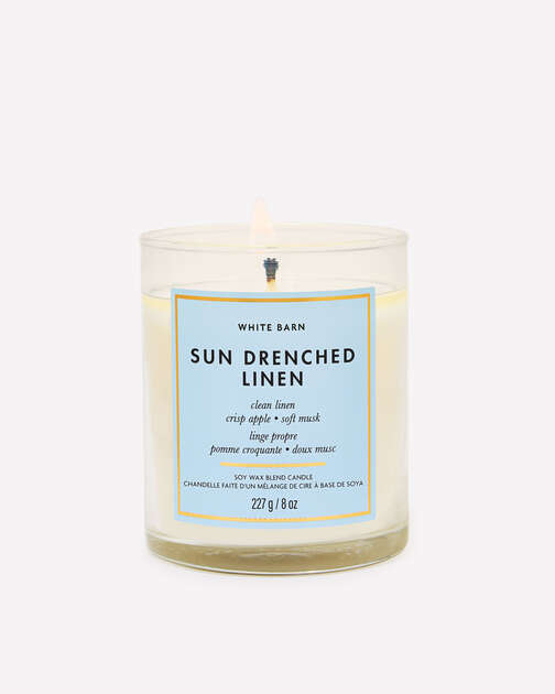 Sun Drenched Linen Single Wick Candle
