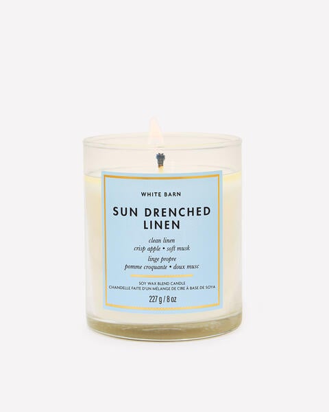 Sun Drenched Linen Single Wick Candle