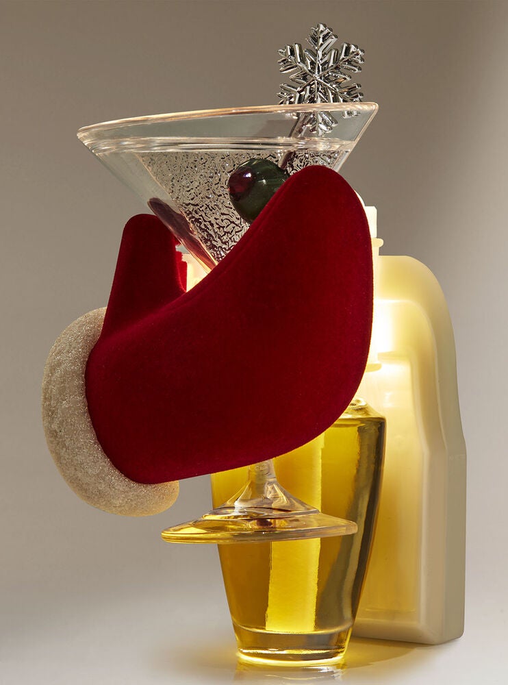 Festive Martini Nightlight Wallflowers Fragrance Plug Bath and Body Works