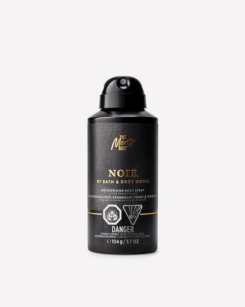 Vaporisateur déodorant pour le corps Noir