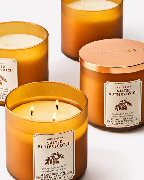 Chandelle à 3 mèches Salted Butterscotch