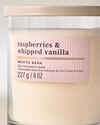 Raspberries & Whipped Vanilla Single Wick Candle