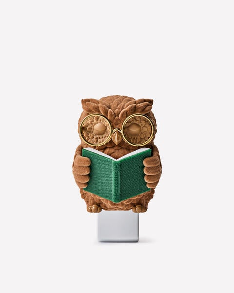Diffuseur de fragrance Wallflowers Contrôle de la fragrance hibou avec livre