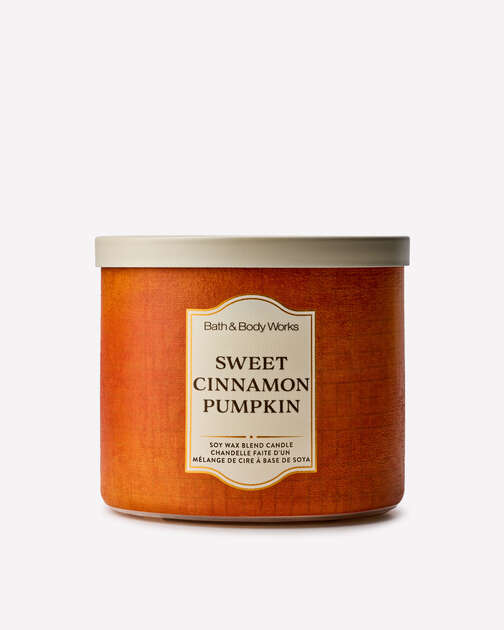 Sweet Cinnamon Pumpkin 3-Wick Candle