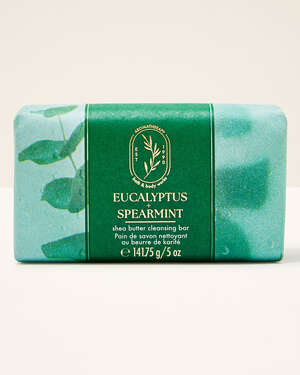 Stress Relief: Eucalyptus + Spearmint Shea Butter Cleansing Bar